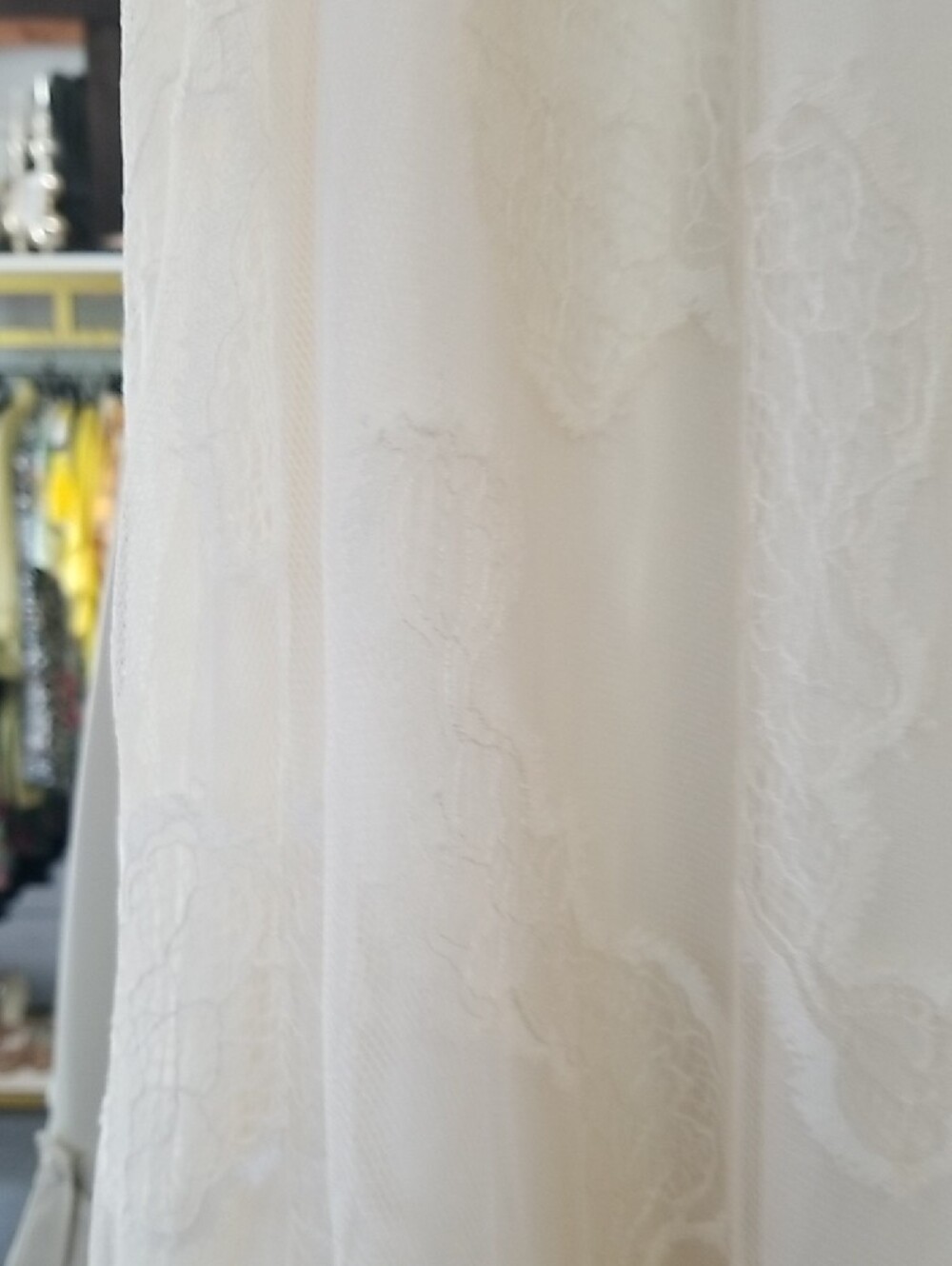 Elegant Ivory Lace Tiered Maxi Skirt - Picture 4 of 7